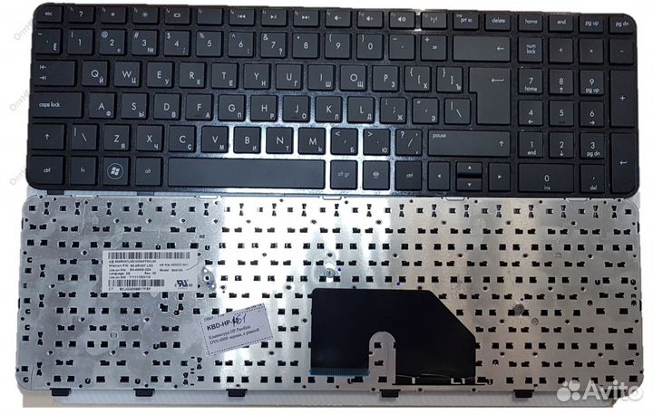 Клавиатура для ноутбука HP Compaq 15-bs, 15-bw, 17