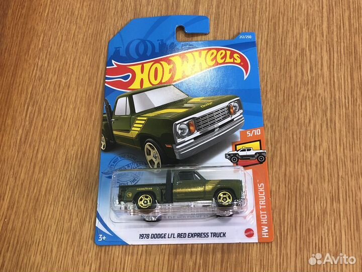 Машина Hot Wheels 1978 Dodge lil Red Express Truck