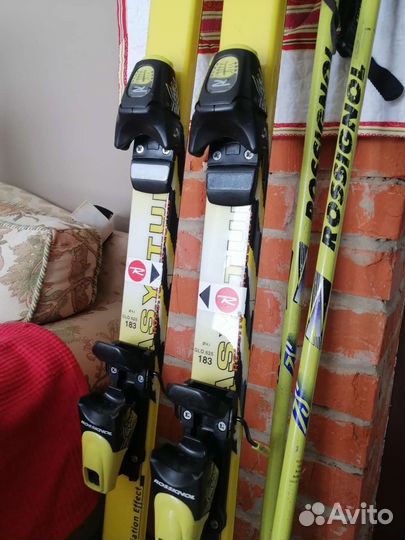 Горные лыжи с ботинками rossignol