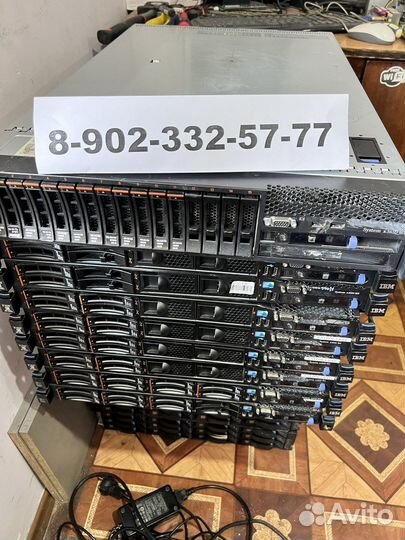 Сервер IBM X3550 M3 рабочий Ram 72Gb