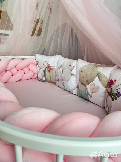 Бортики в детскую кроватку