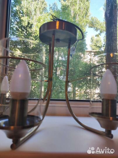 Светильник потолочный подвесной бу