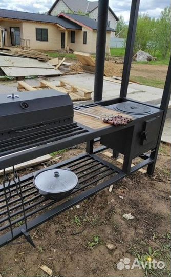 Мангал С крышей