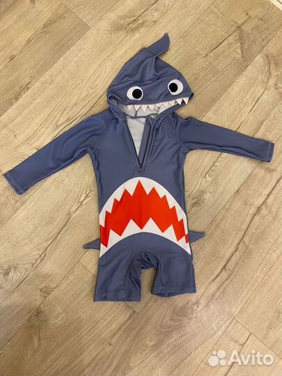 Костюм для плавания детский 74 (акула)