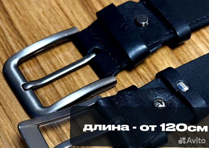 Стильный мужской ремень из натуральной кожи