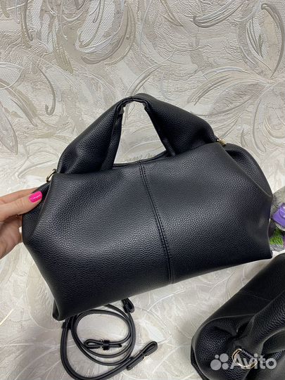 Сумка женская Polene кожаная в 2 размерах