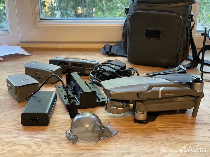 Dji mavic 2 pro + 3 акб + автом зарядка + хаб +nd