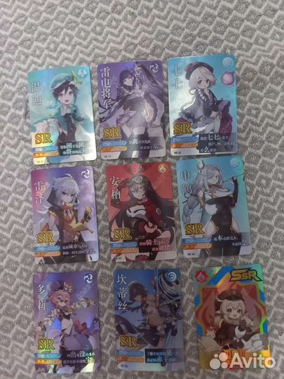 Genshin impact карточки