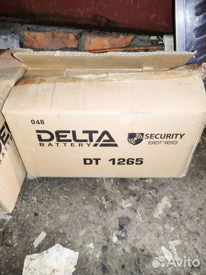 Аккумулятор delta dt1265