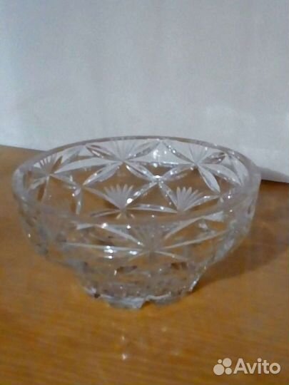 Салатница хрустальная СССР