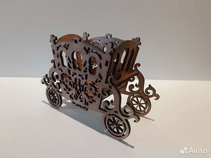 Карета декоративная, конфетница, для мелочи