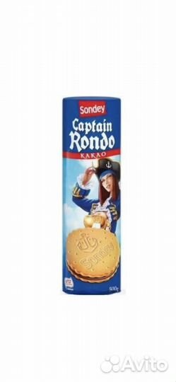 Печенье sondey Captain Rondo Kakao 500 гр