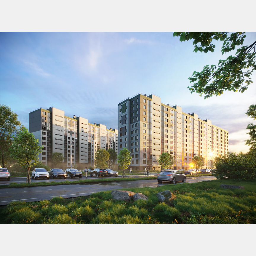 3-к. квартира, 55 м², 9/12 эт.