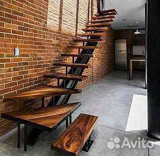 Мебель лофт, стеллаж, стол, лестница на заказ