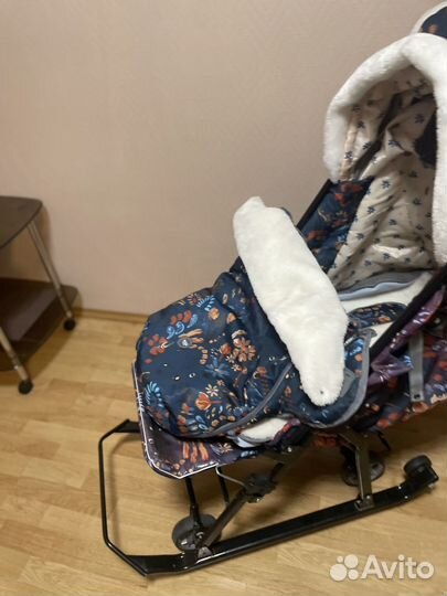Санки коляска ника детям 7