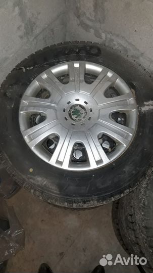 Зимние шины на металических дисках