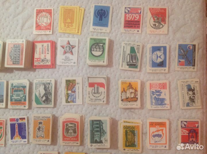Спичечные этикетки СССР коллекция
