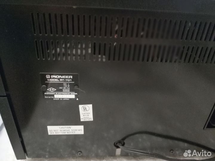 Катушечный магнитофон pioneer rt-701