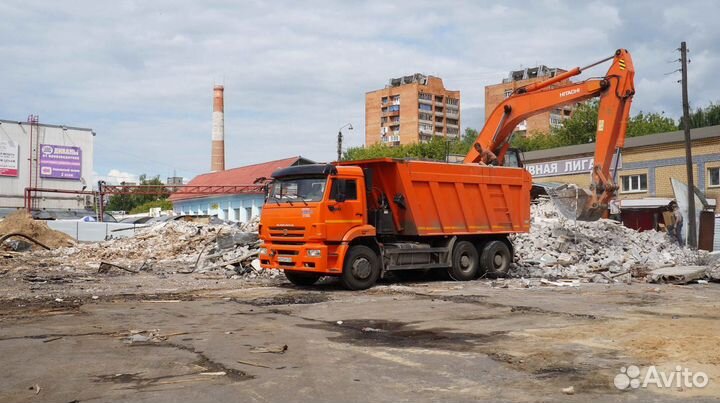 Вывоз строительного мусора Самосвалами