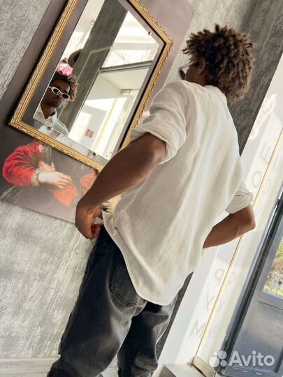 Мужская рубашка белая