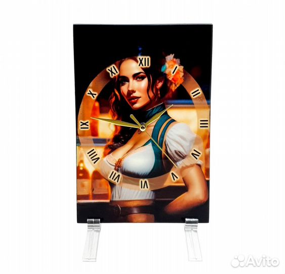 Декоративные часы бармен