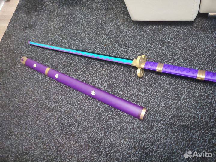 Катана Зоро энма резина пластик