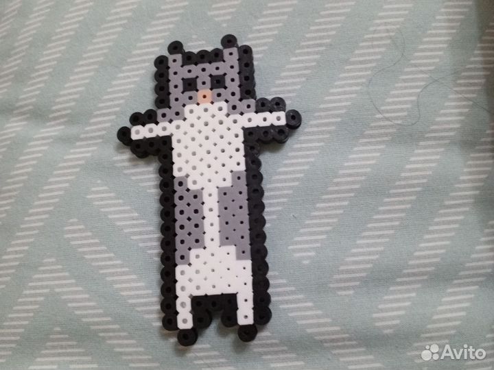 Котик из термомозаики