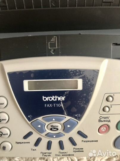 Телефон Факс Brother на обычной бумаге