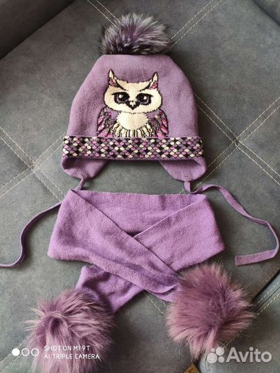 Шапка зимняя Tavitta, шапки новая и б/у,снуд