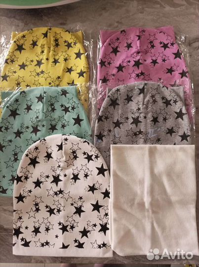 Шапка и снуд детские