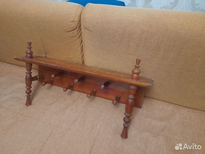 Вешалка настенная винтажная 50х годов