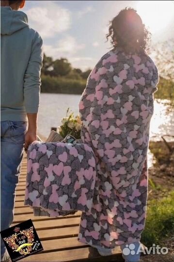 Подарочный плед на 8 марта