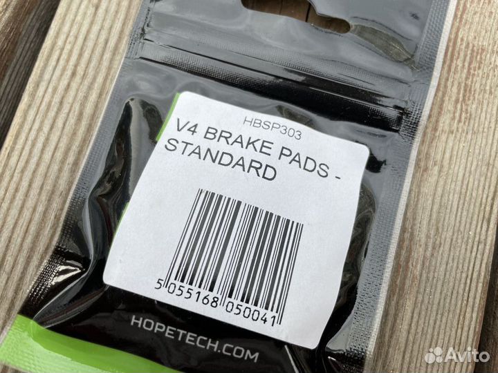 Оригинальные тормозные колодки - Hope V4
