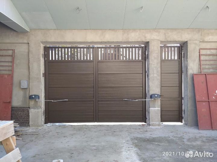 Ворота из алюминия Алютех