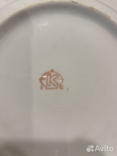 Тарелки коростенский фарфор СССР 6шт