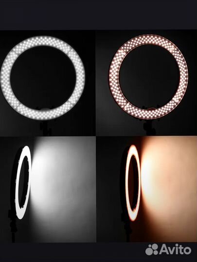 Кольцевая лампа со штативом 48 см