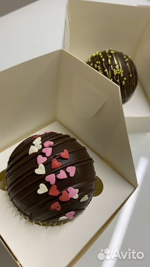 Шоколадные бомбочки с маршмеллоу