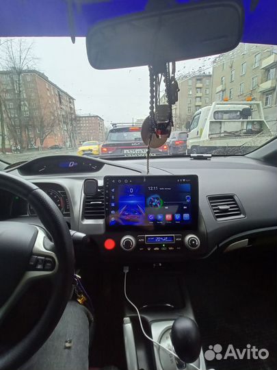 Магнитола 2 din android honda civic 4D +камера
