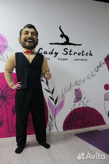 Ростовые куклы Белый Мишка Чебурашка Галустян