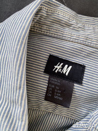 Рубашка на мальчика 116 hm