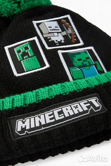 Шапка новая Майнкрафт 4-6 лет 104/122 С&А