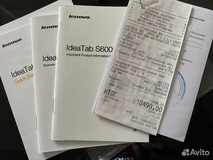 Планшет lenovo