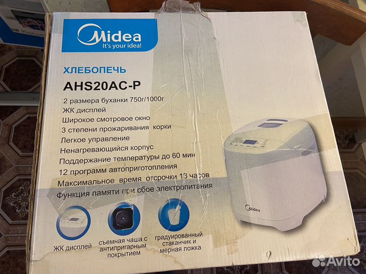Хлебопечка Midea AHS20AC-P