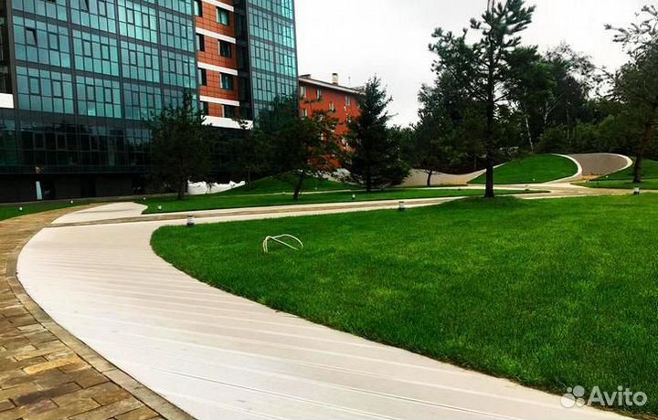 Рулонный газон с укладкой и гарантией