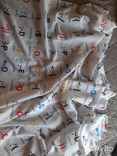 Штора для ванной бу тканевая 180х180