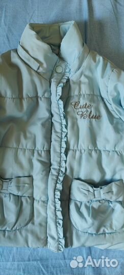 Тёплые вещи пакетом на девочку рост 100-110