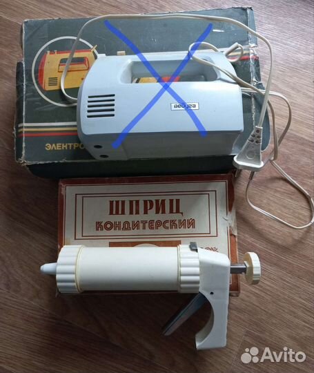 Миксер, Кондитерский шприц, насадки к мясорубк