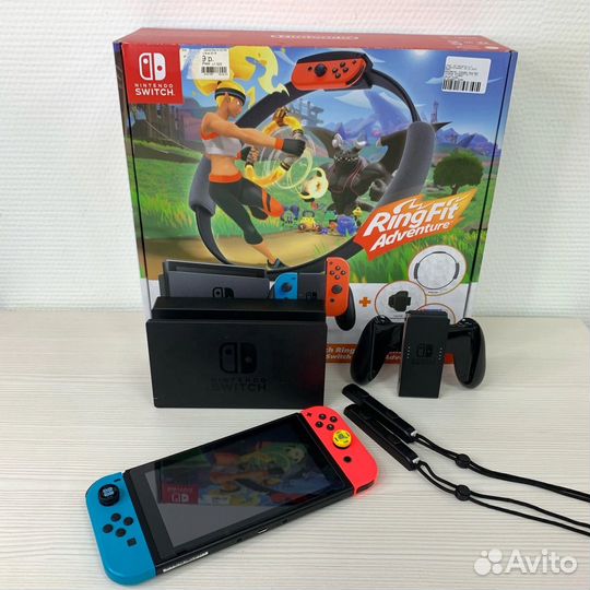 Игровая приставка Nintendo Switch+Ring Fit (Yoga C