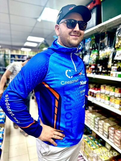 Джерси для рыбалки с капюшоном