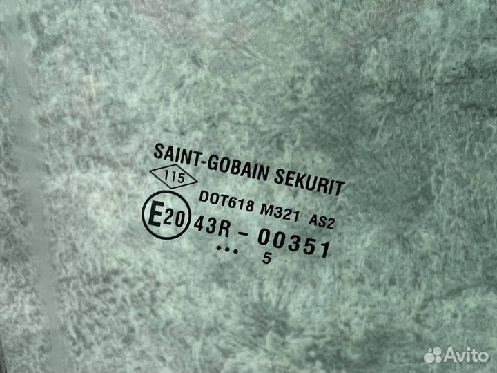 Стекло двери передней правой Renault Sandero 2